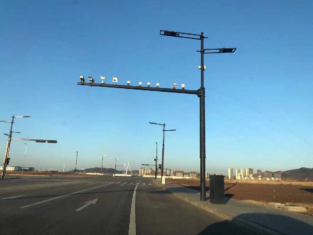 海林市黑龙江佳木斯综合路灯杆项目